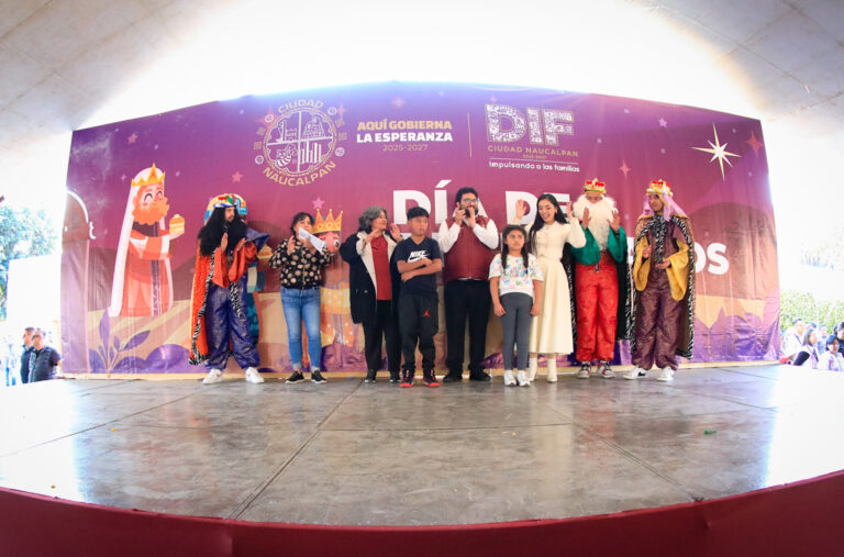 Más de 1,500 niñas y niños celebran el Día de Reyes en San Mateo Nopala, Naucalpan