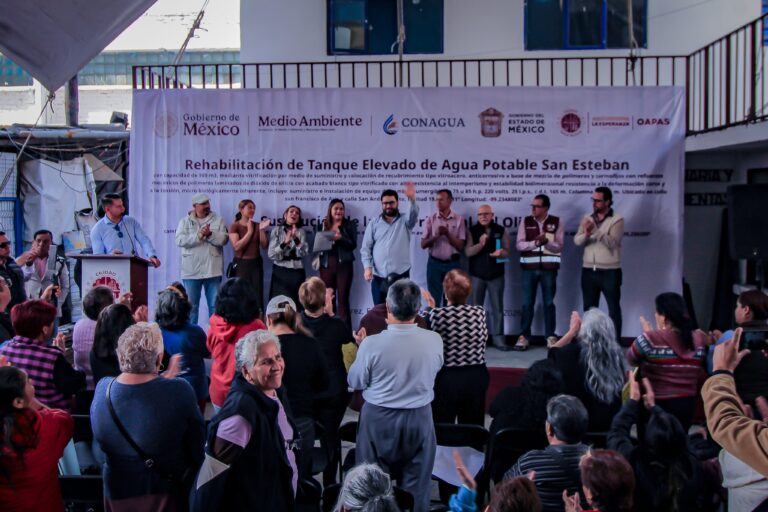 Naucalpan inicia rehabilitación de sistema de rebombeo para fortalecer el abasto de agua potable