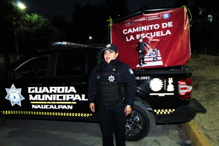 Naucalpan refuerza seguridad escolar con el Operativo Caminito de la Escuela 2026