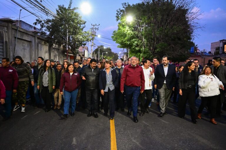 Entregan reconstrucción de Avenida Miguel Hidalgo en Texcoco
