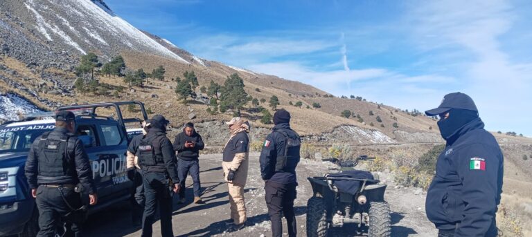 Despliegan operativo de alta montaña en Nevado de Toluca ante aumento de visitantes