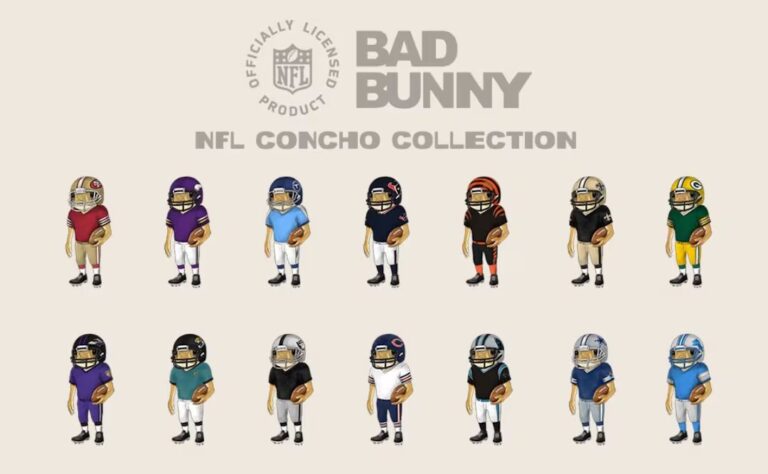 NFL y Bad Bunny lanzan colección especial que une deporte, música y cultura latina