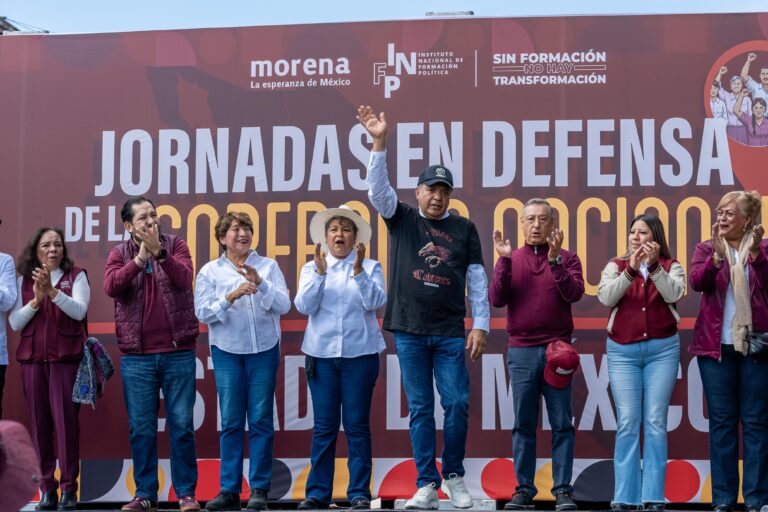 Ricardo Moreno cierra filas en Toluca en defensa de la soberanía nacional