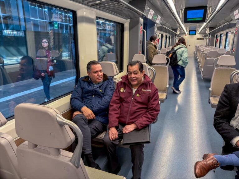 Celebra Ricardo Moreno conclusión del Tren Interurbano como un acto de justicia social