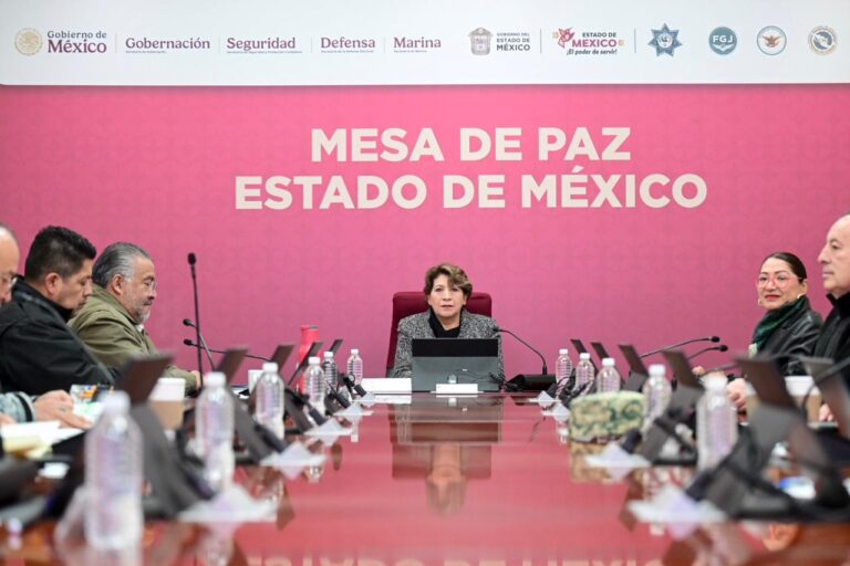 Mesas de Paz fortalecen gobernabilidad en Edomex con coordinación de autoridades