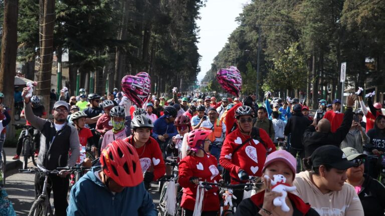 Próxima rodada ciclista con temática por San Valentín en Toluca
