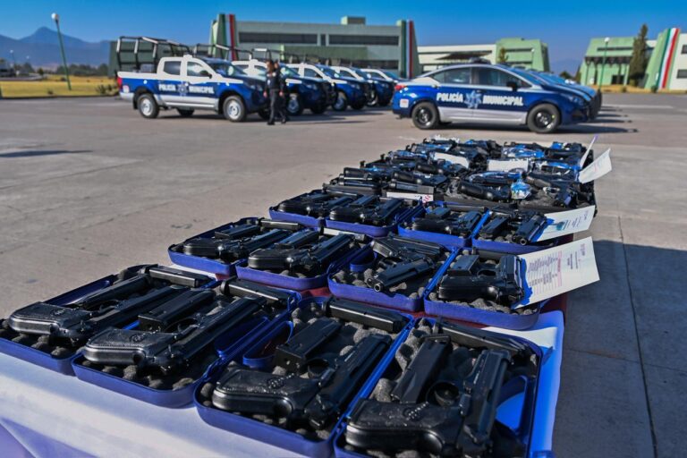 Más vigilancia en el Estado de México con 143 elementos y 119 patrullas nuevas