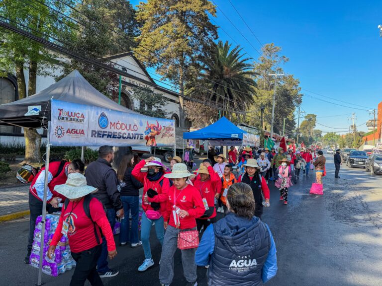 Transitaron a salvo 35 mil peregrinos por Toluca rumbo a la Basílica de Guadalupe