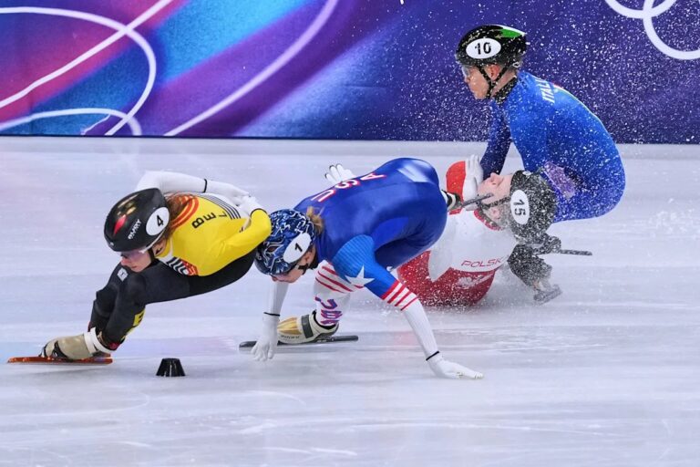 Patinadora queda herida tras brutal accidente en Milano-Cortina 2026