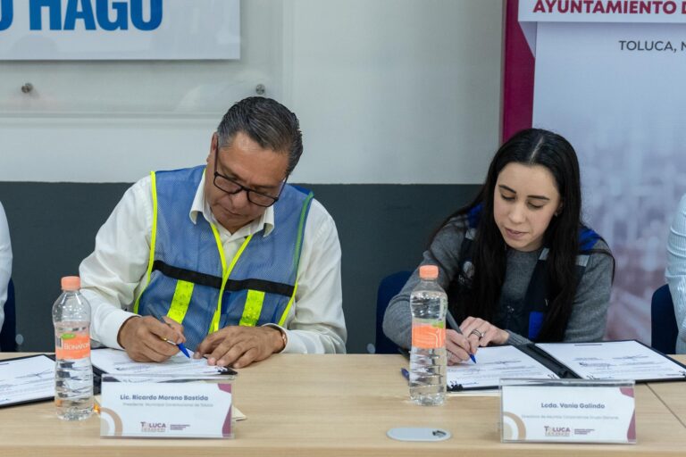 Danone y Toluca acuerdan rehabilitar parques y canchas para fortalecer espacios públicos