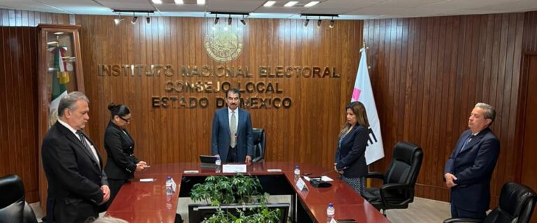 Martín Martínez Cortázar rinde protesta como Vocal Ejecutivo del INE Estado de México