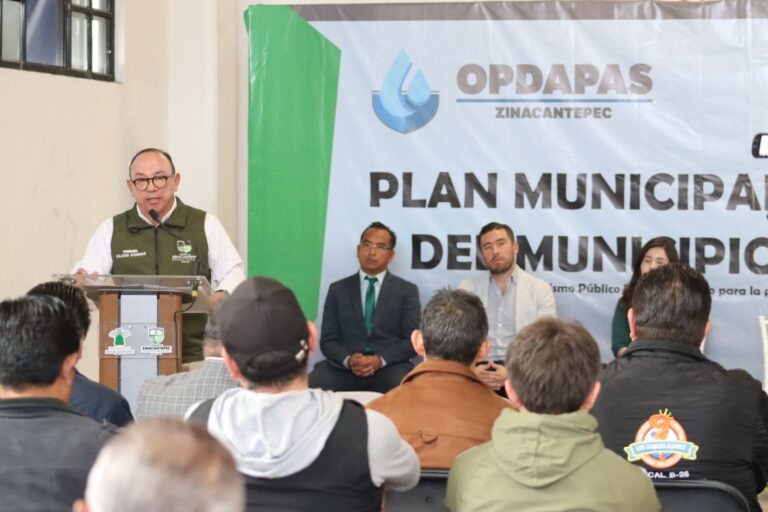 Zinacantepec impulsa plan hídrico 2026–2050 para garantizar agua a futuro