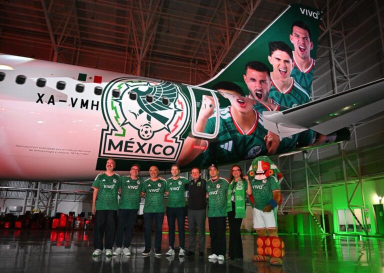 Selección Mexicana presenta avión oficial rumbo al Mundial 2026