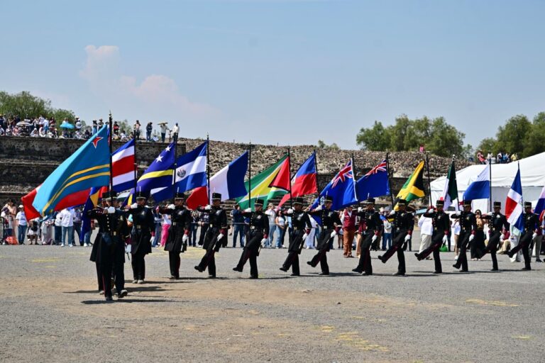 Delfina Gómez enciende Fuego Nuevo rumbo a Juegos Centroamericanos