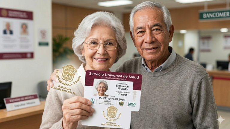 Inicia el registro a Salud Universal para adultos mayores de 85 años en Toluca 