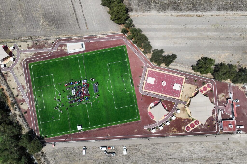Nueva Unidad Deportiva en Teotihuacán con inversión de 22.4 mdp