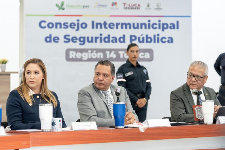Entregan Consejo de Seguridad con baja delictiva en región 14 de Toluca
